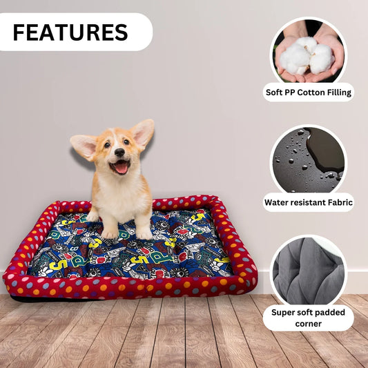 Dog Beds Waterproof Layer for Labrador, Bulldog, Retriever, Poodle For summers