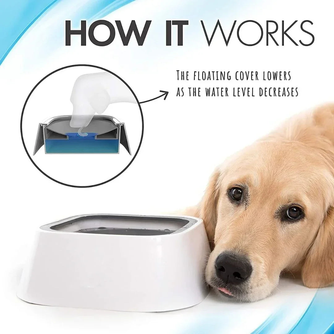 Portable Pet Water Feeder Bowl Travel Dog Water Bowl Splash Proof Anti Spill Slow Feeder Dish Cat Water Bowl