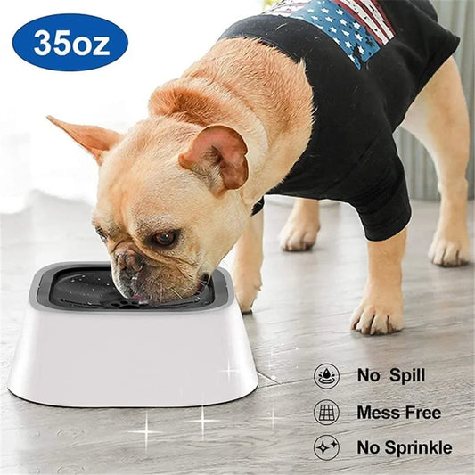 Portable Pet Water Feeder Bowl Travel Dog Water Bowl Splash Proof Anti Spill Slow Feeder Dish Cat Water Bowl