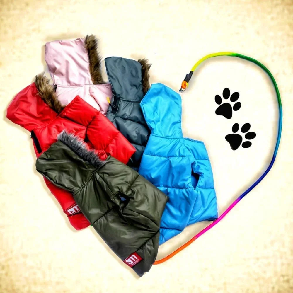 Premium Warm Dog Jacket – Winter-Ready Comfort (Army)