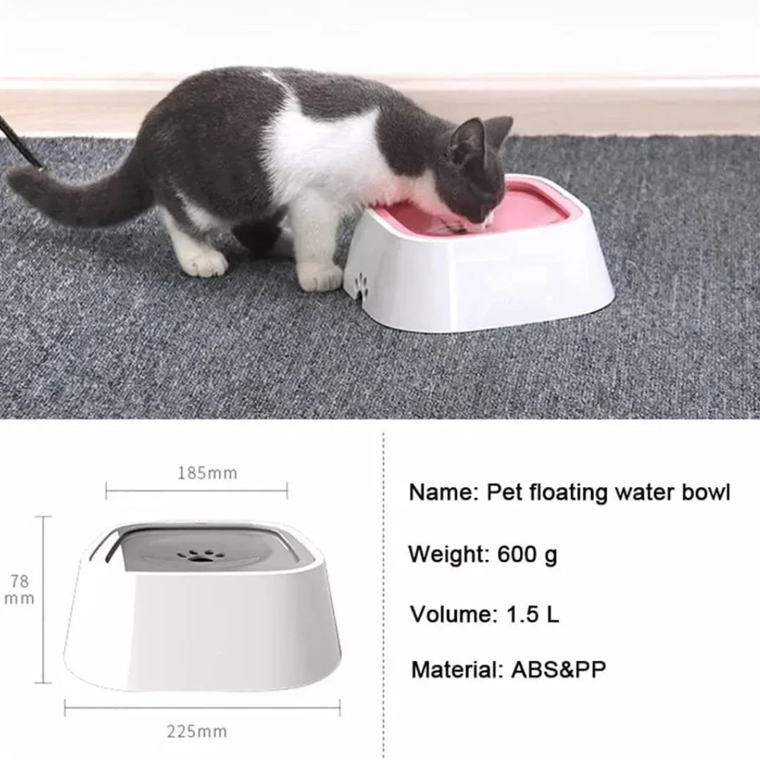 Portable Pet Water Feeder Bowl Travel Dog Water Bowl Splash Proof Anti Spill Slow Feeder Dish Cat Water Bowl