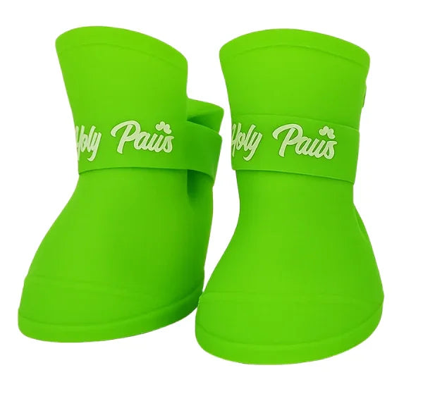 Dog Shoes for All Seasons – Waterproof, Anti-Slip, Comfortable Paw Protection ( Green)