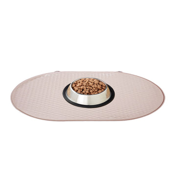 PET DINNER MAT SILICONE NON-SLIP(COLOUR MAY VARY)