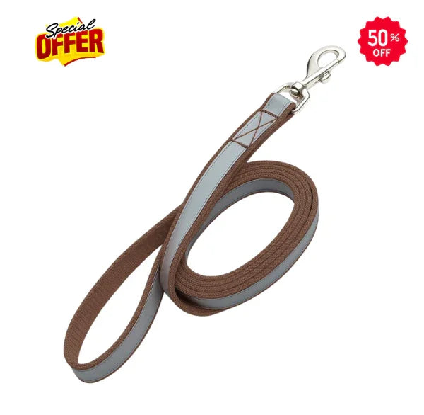 Dog Reflective Leash (Brown)