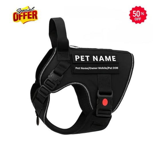 Dog Tactical Harness (Black)