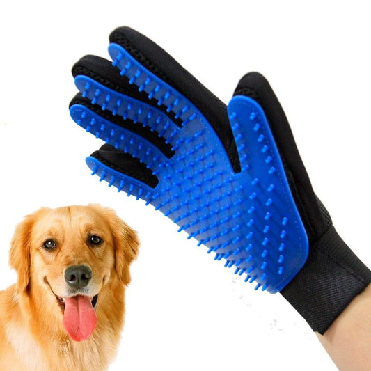 Pet Grooming Gloves Magic Silicone Dog Washing Gloves (Pair of 1)