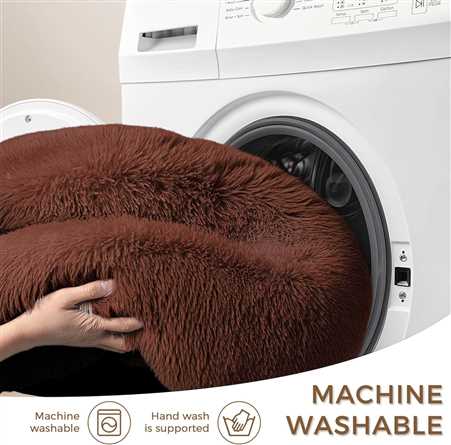 Washable & Ultra-Comfort Dog Bed for Small and Large Dogs ( Brown )