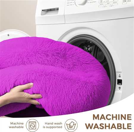 Washable & Ultra-Comfort Dog Bed for Small and Large Dogs ( Purple )