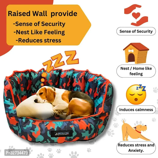 Green Waterproof Dog Snuggle for Toy & Small Dogs | Soft & Cozy Pet Bed