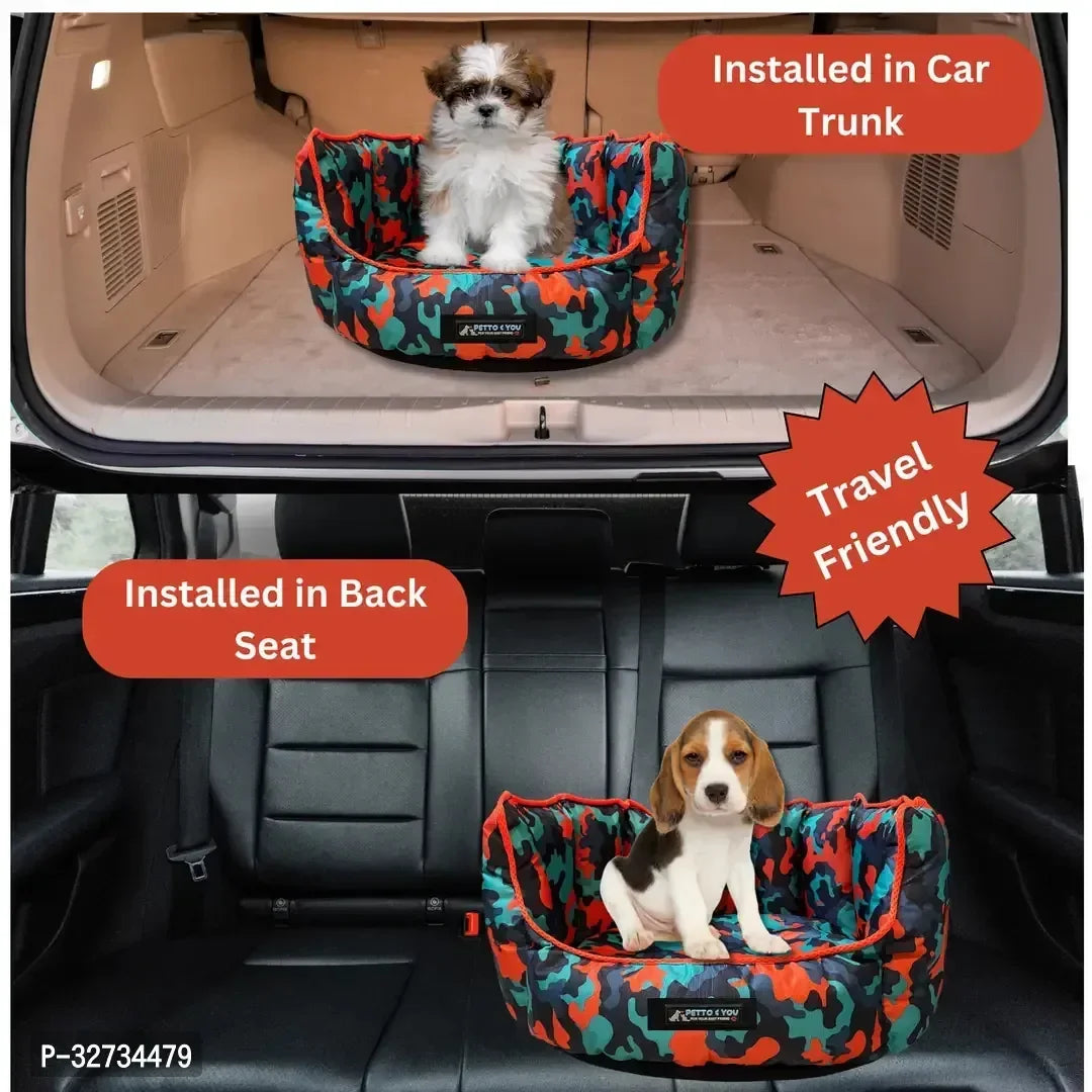 Green Waterproof Dog Snuggle for Toy & Small Dogs | Soft & Cozy Pet Bed