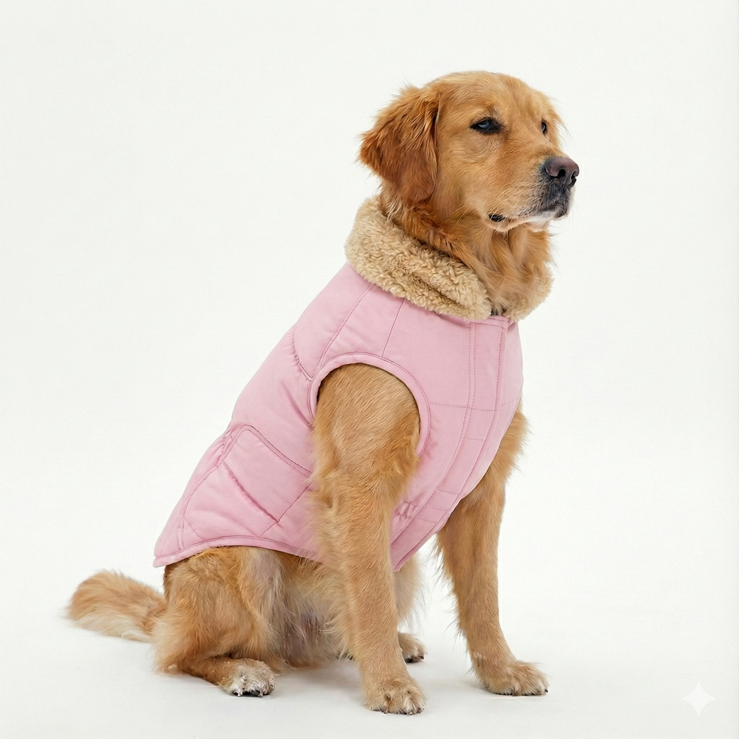 Premium Warm Dog Jacket – Winter-Ready Comfort (Pink)