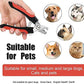 Dog Nail Cutter Clipper And Filer,Claw & Nails Clippers Grinder Grooming Trimmer For Small, Medium, Large Dogs And Cats.