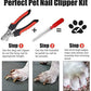 Dog Nail Cutter Clipper And Filer,Claw & Nails Clippers Grinder Grooming Trimmer For Small, Medium, Large Dogs And Cats.