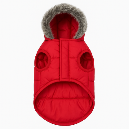 Premium Warm Dog Jacket – Winter-Ready Comfort (Red)