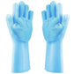 Gloves Magic Silicone Dog Washing Gloves (Pair of 1)