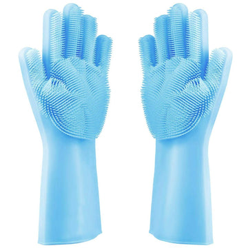 Gloves Magic Silicone Dog Washing Gloves (Pair of 1)