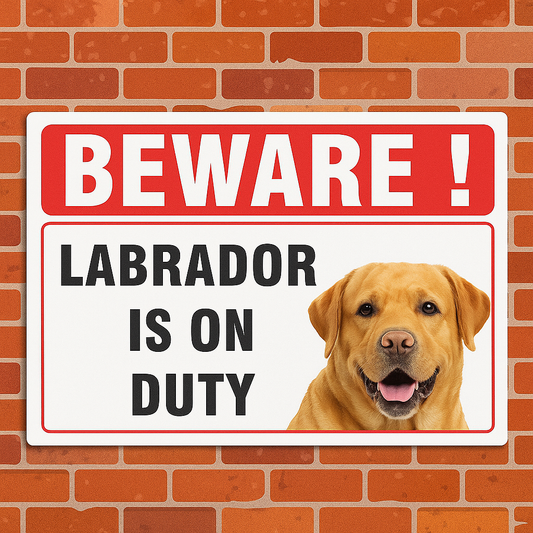 Beware of Dog Entry Sign – Rust-Free Outdoor Board