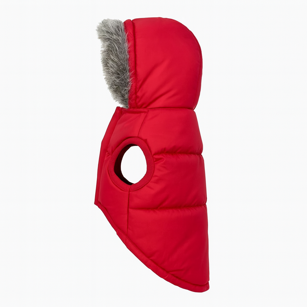 Premium Warm Dog Jacket – Winter-Ready Comfort (Red)