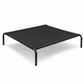 Premium Elevated Dog Bed – All Black Breathable Pet Cot for Indoor & Outdoor Comfort
