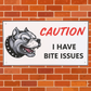 Beware of Dog Entry Sign – Rust-Free Outdoor Board