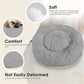 Washable & Ultra-Comfort Dog Bed for Small and Large Dogs ( Grey )