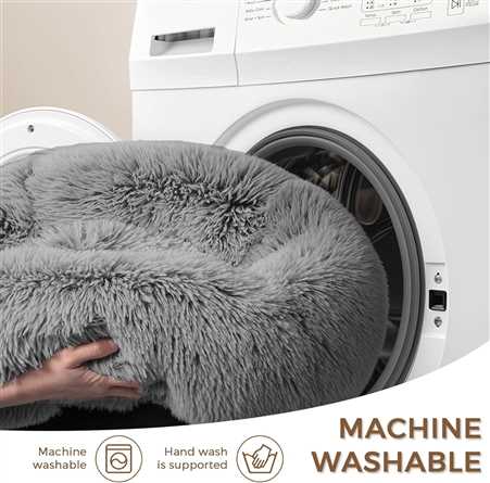 Washable & Ultra-Comfort Dog Bed for Small and Large Dogs ( Grey )