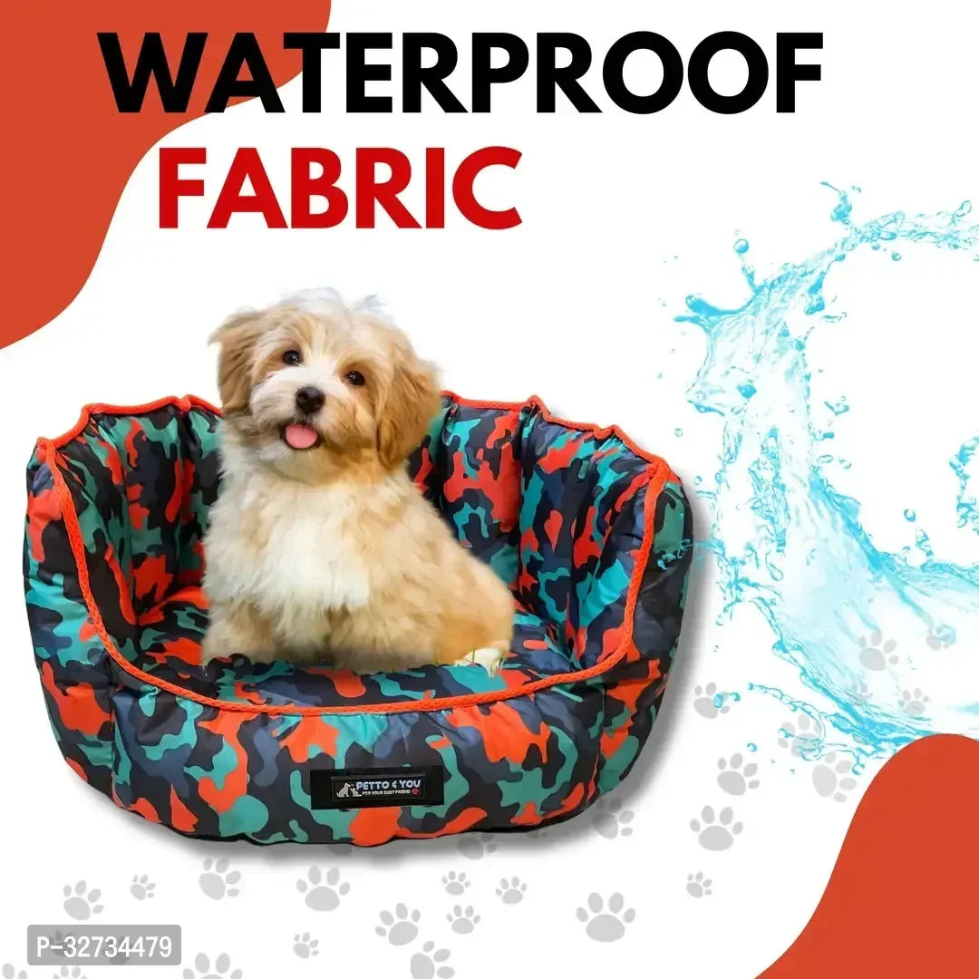 Green Waterproof Dog Snuggle for Toy & Small Dogs | Soft & Cozy Pet Bed