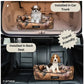 Brown Lounger Dog Bed | Soft & Washable Pet Bed for Small to Large Dogs
